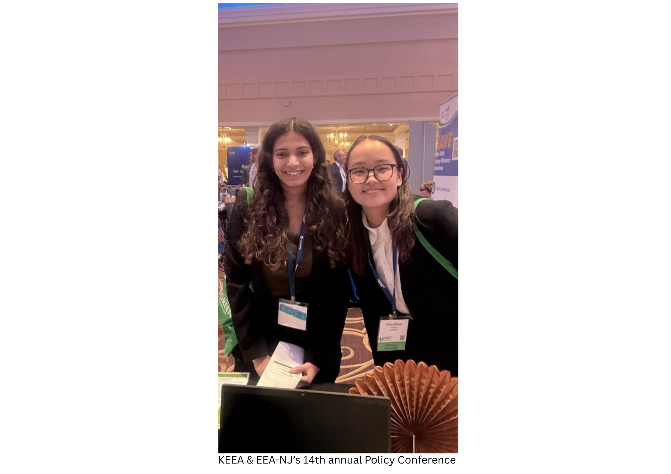 Naina & Marla at conference